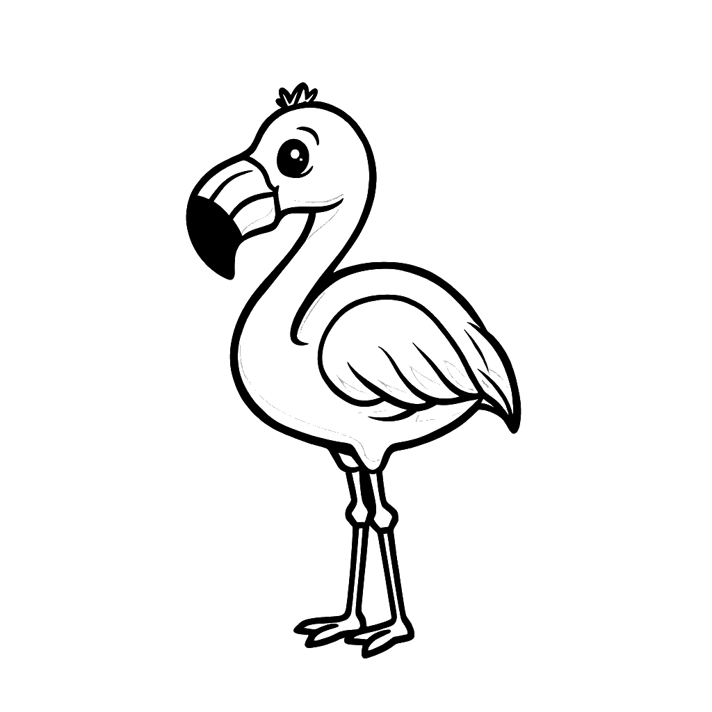 Flamingo Coloring Page