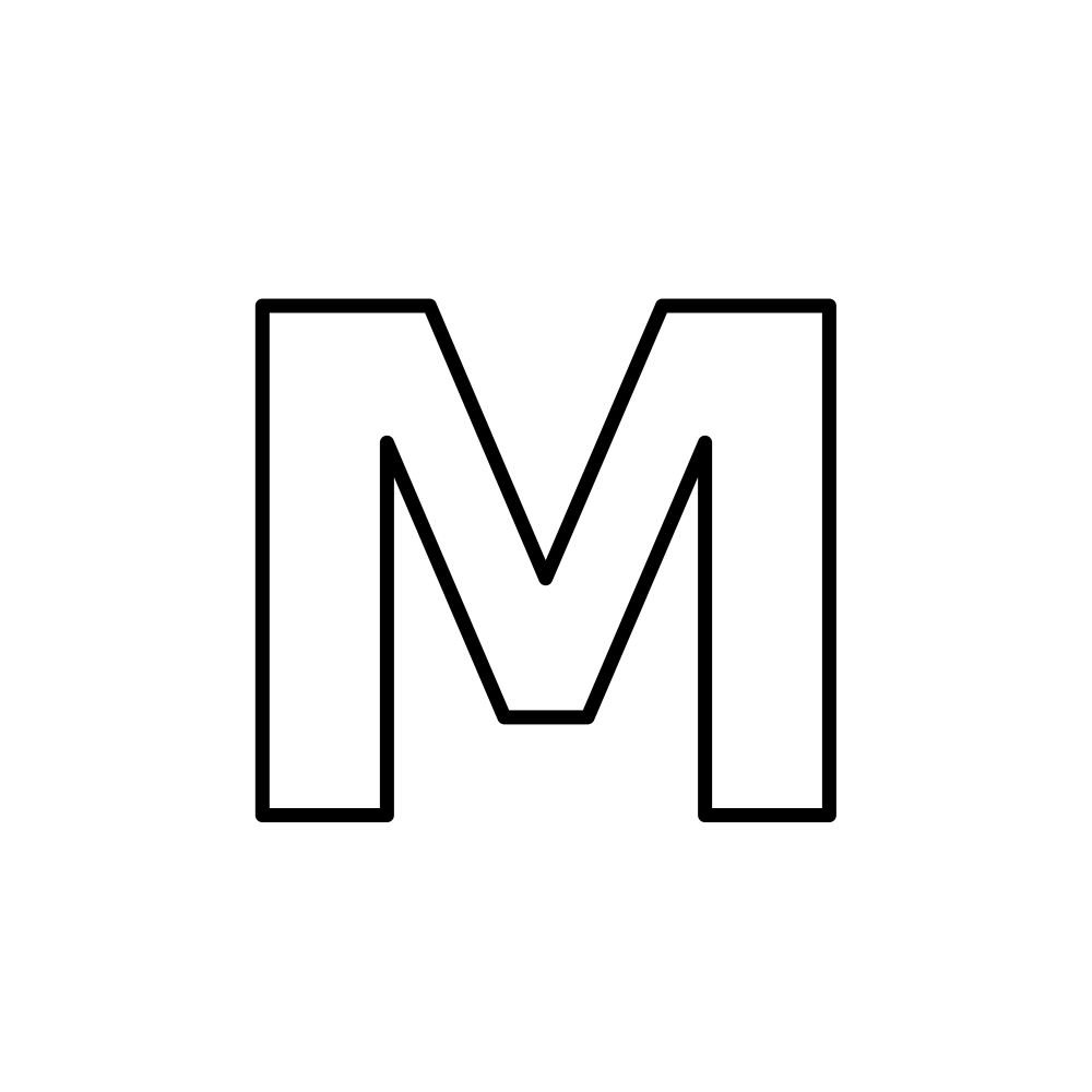 Uppercase M