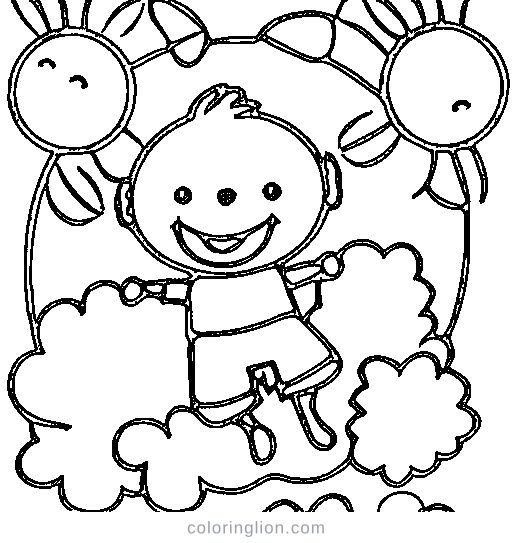 Cannonball Splash Coloring Page