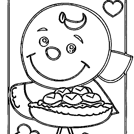 A taco Coloring Page