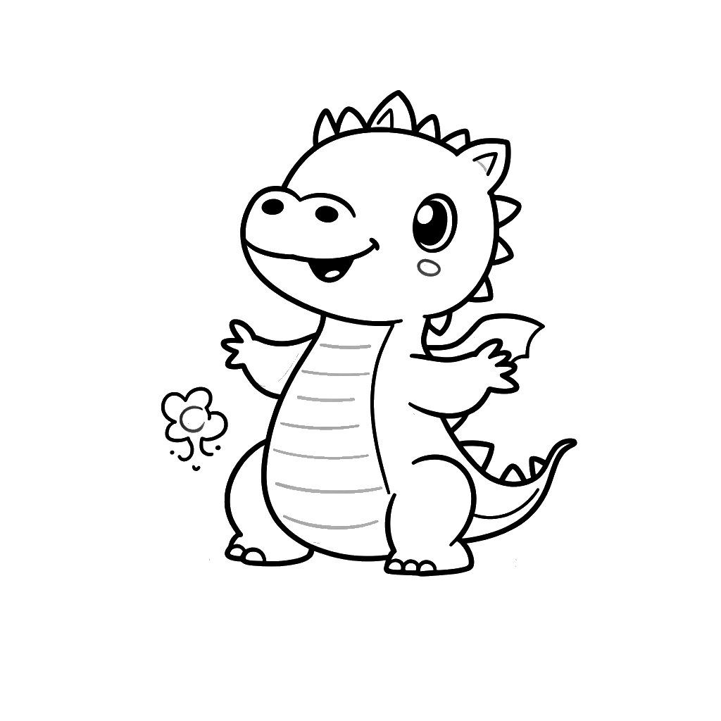 Dragon Coloring Page