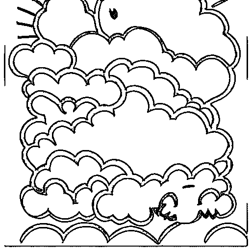 Rainbow Coloring Page
