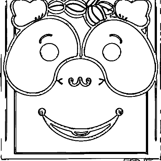 A peach Coloring Page
