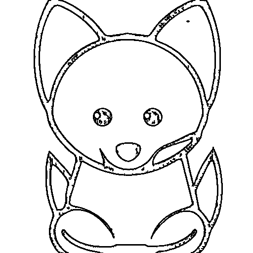 A fox Coloring Page