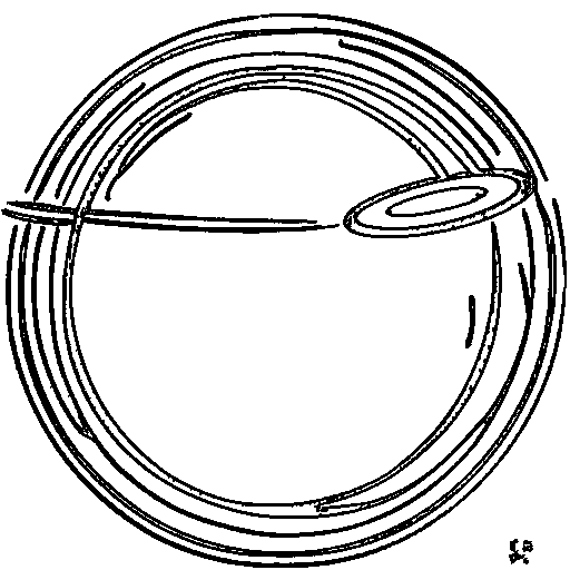 The planet Saturn with rings Coloring Page