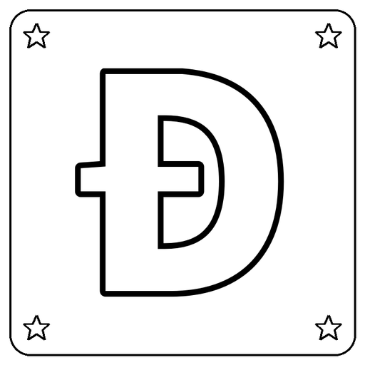Letter Đ Coloring Page