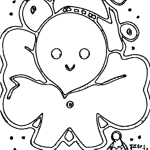Friendly ghost Coloring Page