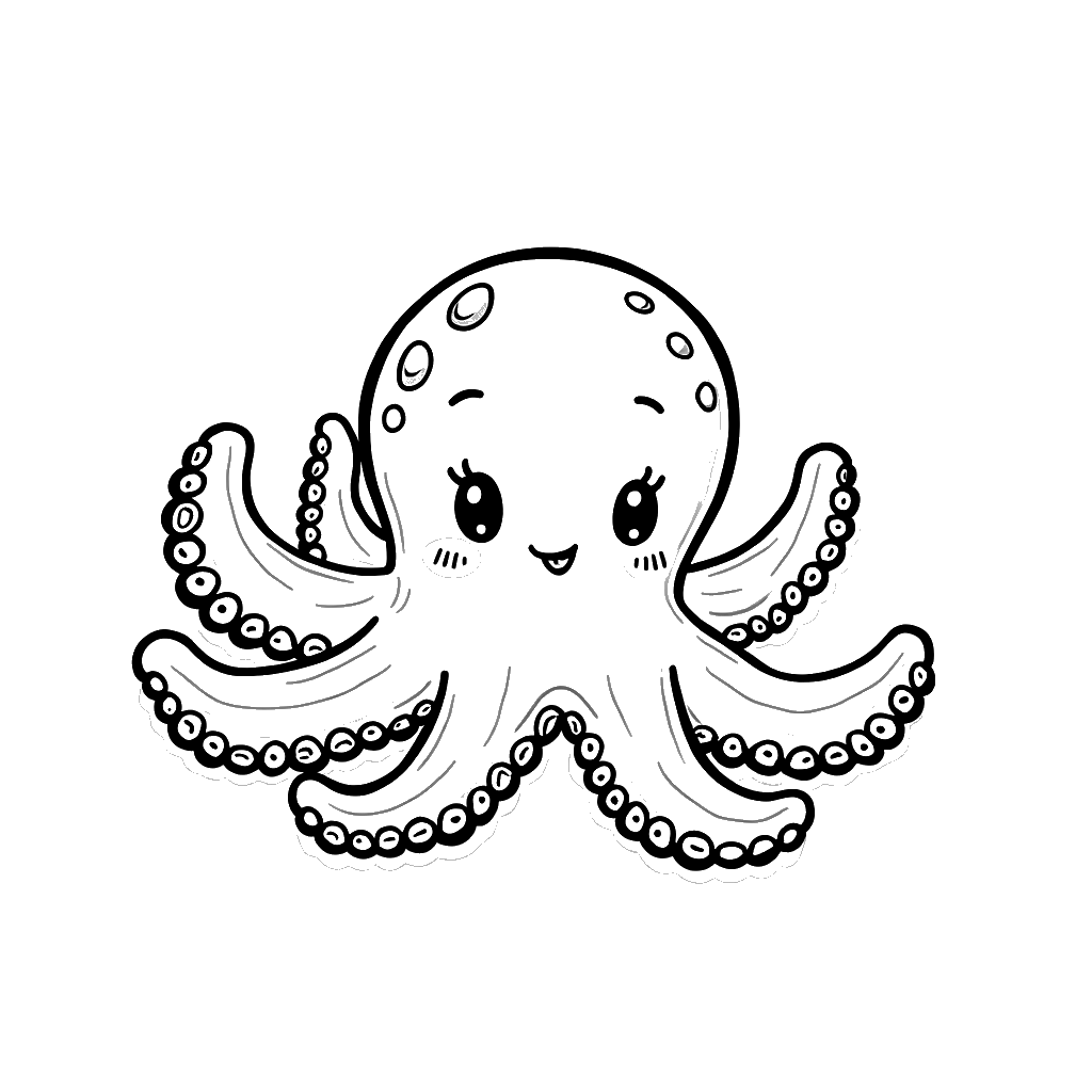 Octopus Coloring Page