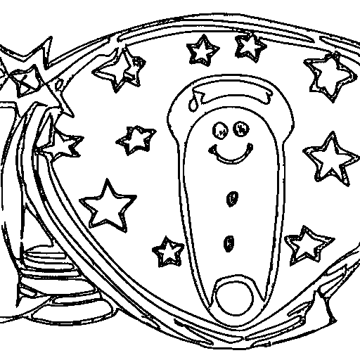 A taco Coloring Page