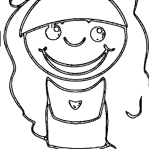 Friendly ghost Coloring Page