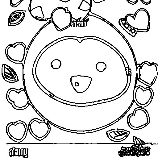 A potted flower Coloring Page